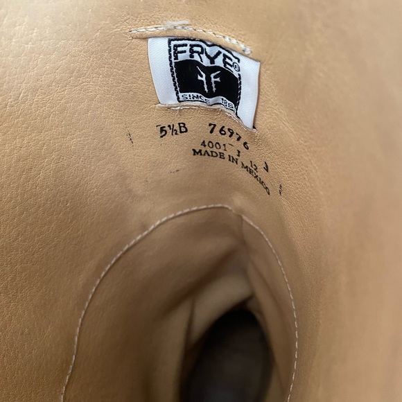 Frye Womens Melissa Brown Riding Boots Size 5.5B (76976) - Picture 6 of 10